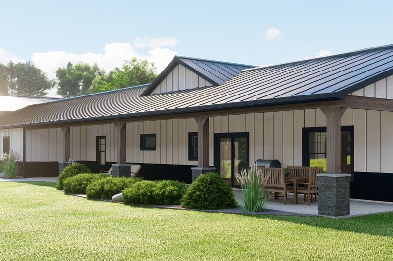 House Blueprint - Exterior - Other Elevation 1 for Country House Plan #1064-272 - 4 bed, 3 bath