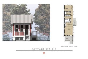 Photo for Cottage House Plan #536-4 - 2 bed, 1 bath