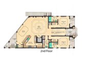Mediterranean Style House Plan - 3 Beds 3.5 Baths 2664 Sq/Ft Plan #548-9 