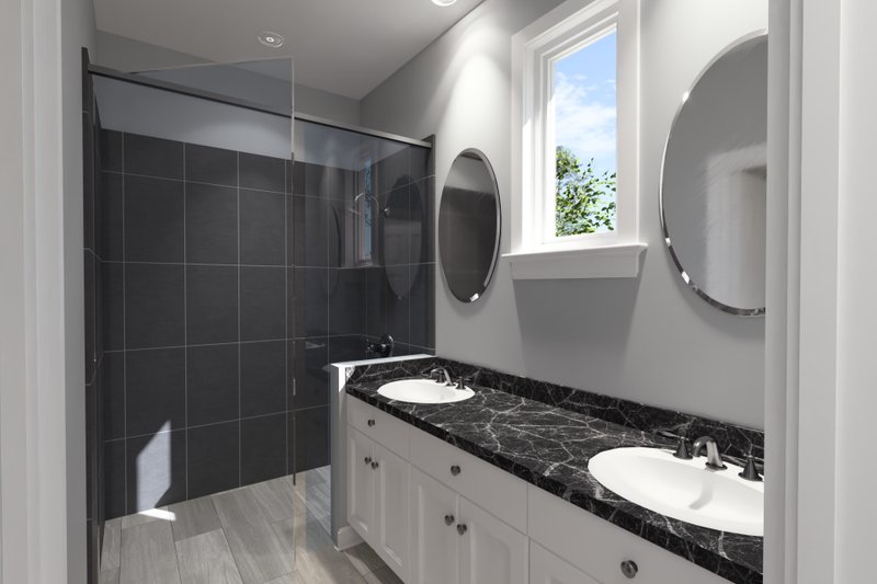 Home Plan - Interior - Master Bathroom 1 for Traditional House Plan #513-2413 - 8 bed, 6 bath