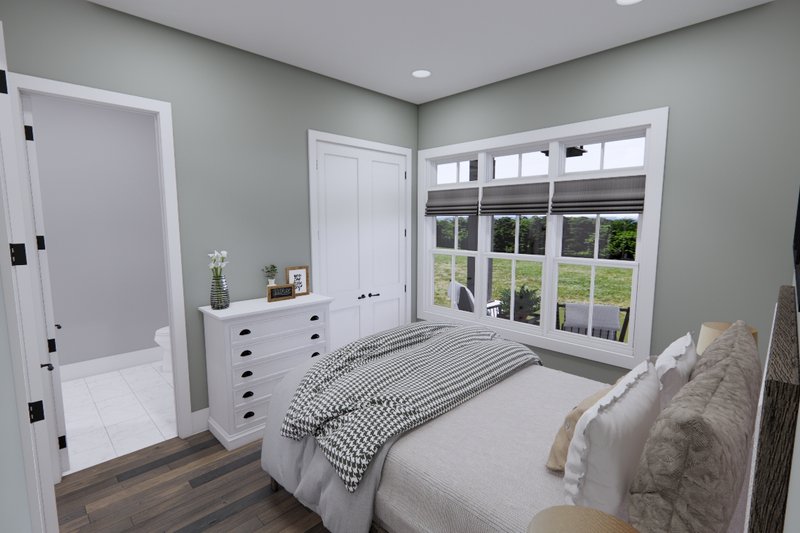 House Plan Design - Interior - Bedroom 7 for Farmhouse House Plan #51-1247 - 4 bed, 5 bath