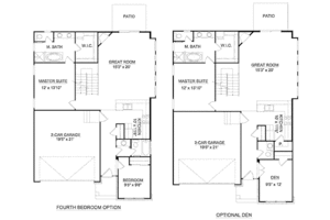 Floor Plan - Other Floor for Bungalow House Plan #116-269 - 3 bed, 2.5 bath