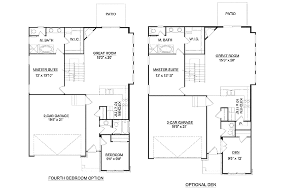 Floor Plan - Other Floor for Bungalow House Plan #116-269 - 3 bed, 2.5 bath