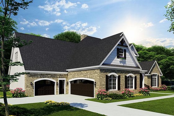 Exterior - Other Elevation for Craftsman House Plan #923-233 - 5 bed, 5.5 bath