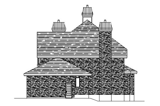 Exterior - Other Elevation for European House Plan #138-333 - 4 bed, 2.5 bath