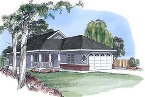 Traditional Exterior - Front Elevation Plan #409-102
