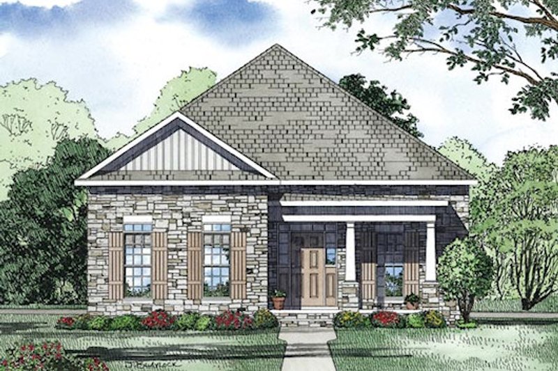 Dream House Plan - Exterior - Other Elevation 1 for Traditional House Plan #17-2421 - 3 bed, 2 bath