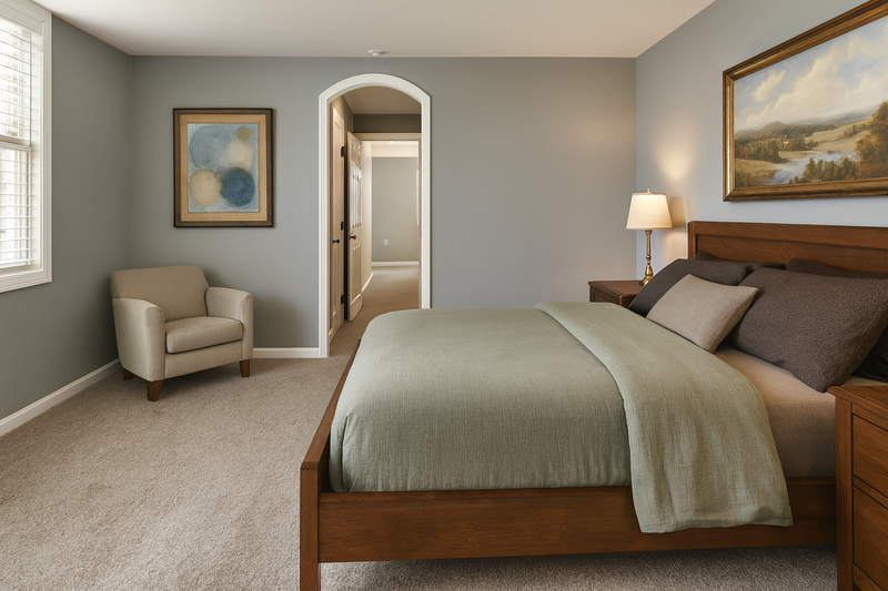 Architectural House Design - Interior - Master Bedroom for Traditional House Plan #1060-455 - 3 bed, 2 bath