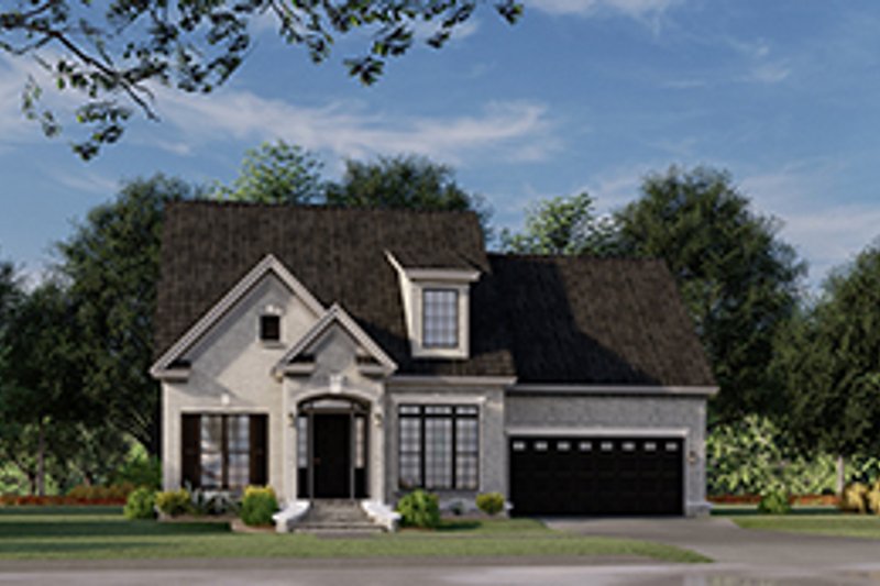 Dream House Plan - European Exterior - Front Elevation Plan #17-3066