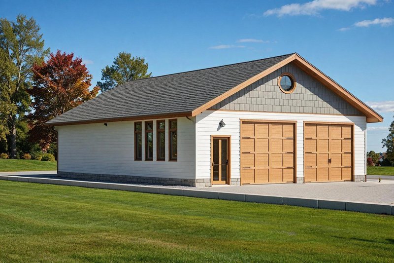 Traditional Style House Plan - 0 Beds 0 Baths 2718 Sq/Ft Plan #117-285 Exterior