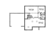 Cottage Style House Plan - 2 Beds 2 Baths 1255 Sq/Ft Plan #49-157 