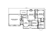 Country Style House Plan - 3 Beds 2 Baths 1260 Sq/Ft Plan #42-402 