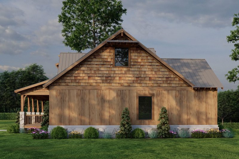 Home Plan - Exterior - Other Elevation 3 for Craftsman House Plan #17-3427 - 2 bed, 2.5 bath