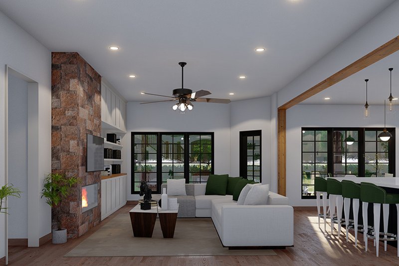 House Blueprint - Interior - Other for European House Plan #923-288 - 4 bed, 2.5 bath