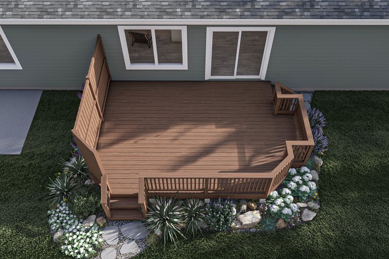 House Blueprint - Exterior - Other Elevation 2 for Traditional House Plan #455-472, 0 bath