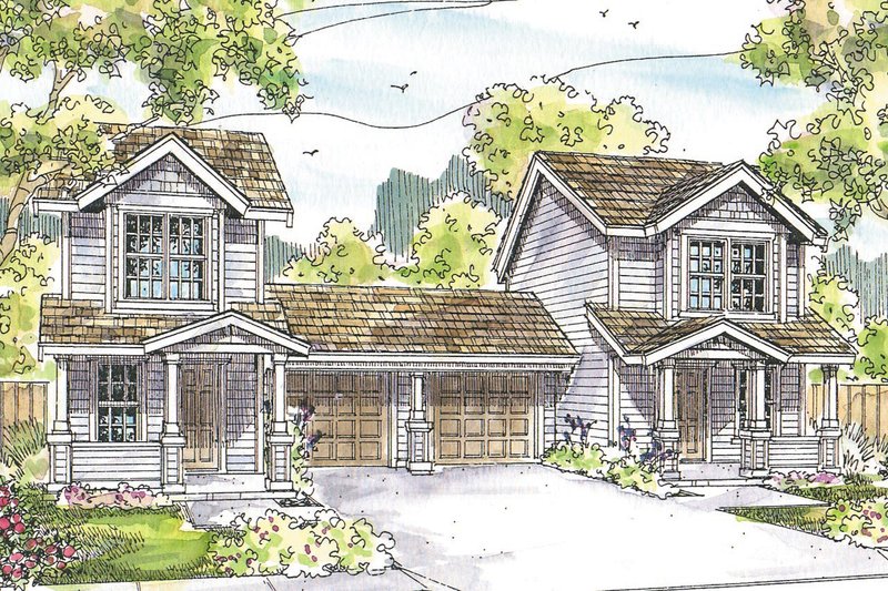 Architectural House Design - Cottage Exterior - Front Elevation Plan #124-1294