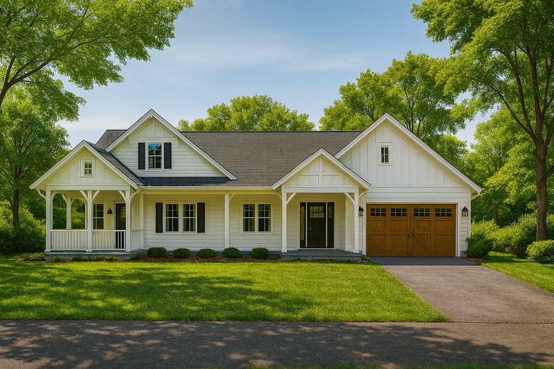 House Blueprint - Photo 4 for Farmhouse House Plan #1109-26 - 3 bed, 3.5 bath