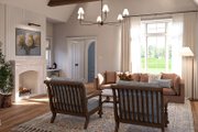 Cottage Style House Plan - 3 Beds 2 Baths 1507 Sq/Ft Plan #455-342 