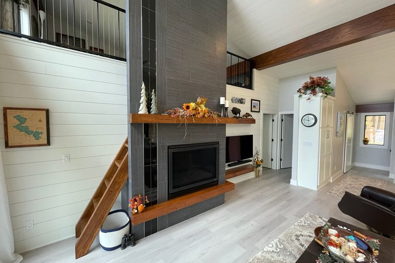 House Blueprint - Interior - Family Room 1 for Contemporary House Plan #932-548 - 2 bed, 2.5 bath
