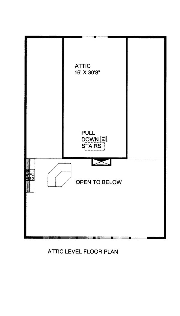 Cabin Floor Plan - Other Floor Plan #117-961