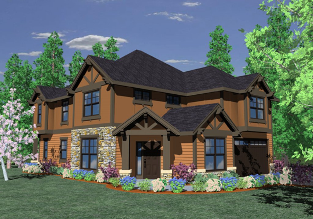 Craftsman Style House Plan 4 Beds 2 5 Baths 2902 Sq Ft 