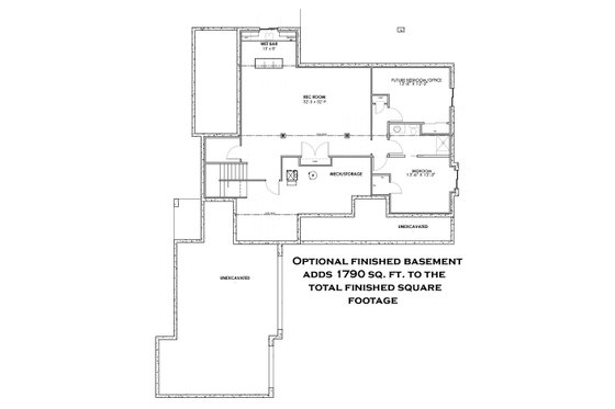 Optional Finished Basement
