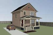 Cottage Style House Plan - 3 Beds 1.5 Baths 1087 Sq/Ft Plan #79-120 