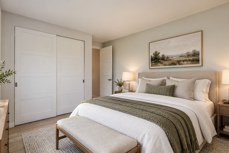Home Plan - Interior - Bedroom 1 for Contemporary House Plan #48-1233 - 3 bed, 2.5 bath