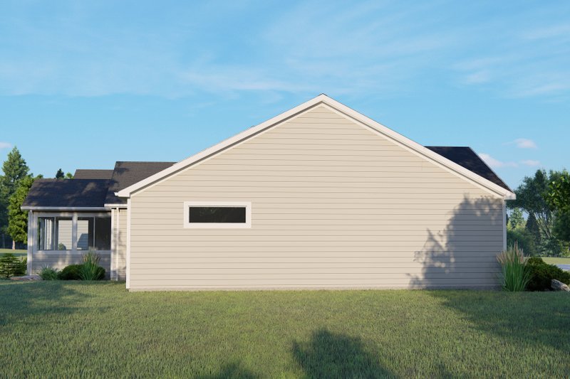 Architectural House Design - Exterior - Other Elevation 1 for Ranch House Plan #1064-173 - 3 bed, 2.5 bath