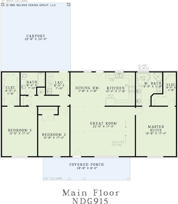 Dream House Plan - Floor Plan - Main Floor Plan #17-2141