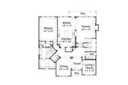 European Style House Plan - 4 Beds 3.5 Baths 3582 Sq/Ft Plan #411-802 