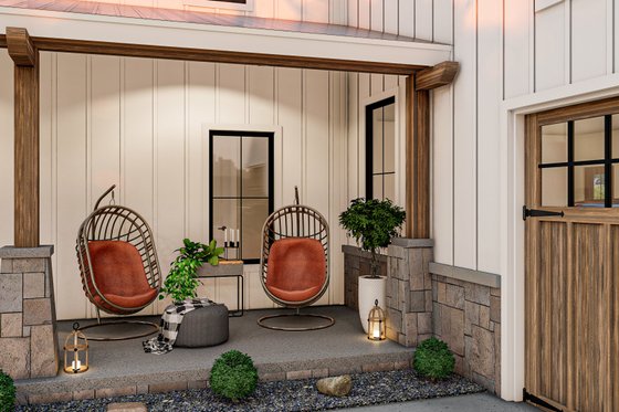 Exterior - Other Elevation 8 for Barndominium House Plan #455-250 - 4 bed, 3.5 bath