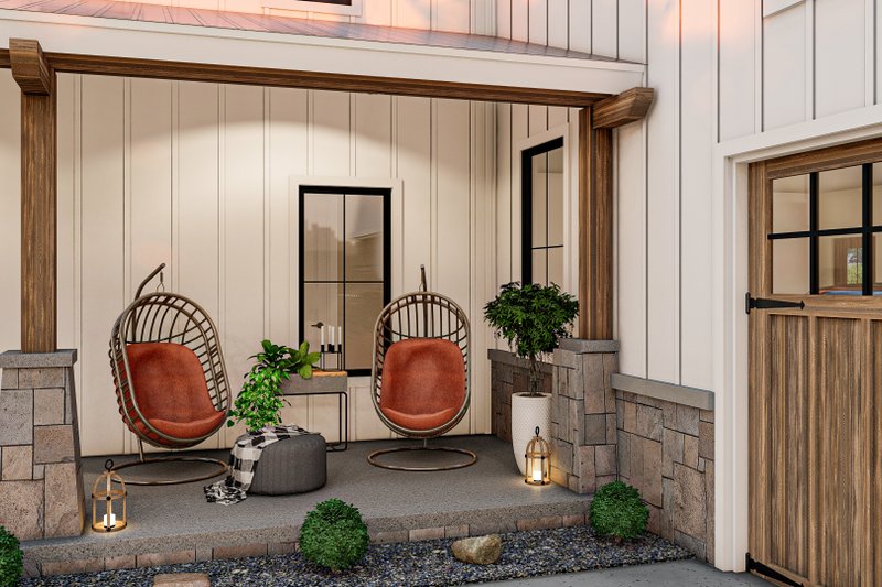 Architectural House Design - Exterior - Other Elevation 8 for Barndominium House Plan #455-250 - 4 bed, 3.5 bath
