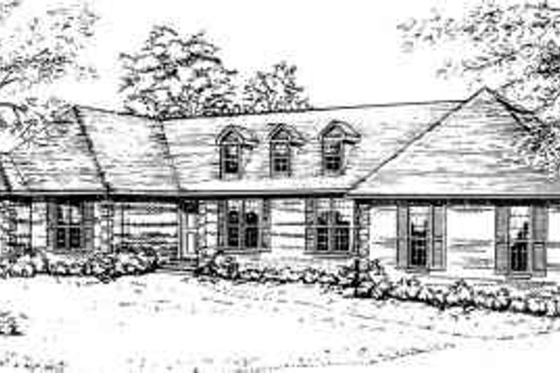 Ranch Style House Plan - 3 Beds 2.5 Baths 2480 Sq/Ft Plan #30-178
