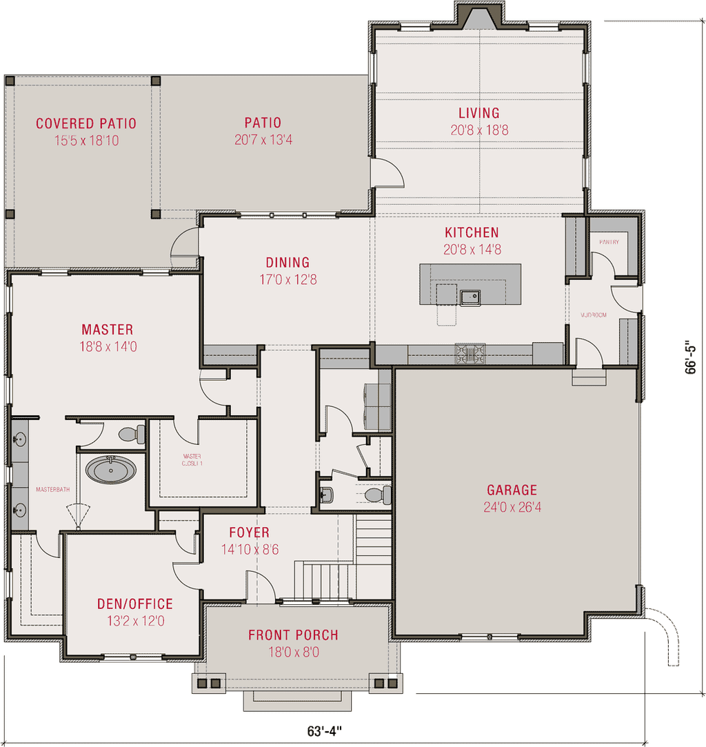Tudor 4 Bedroom House Plans
