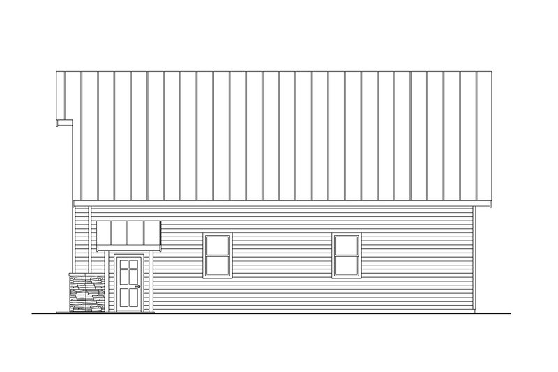 House Design - Exterior - Other Elevation 1 for Traditional House Plan #124-1376, 0 bath