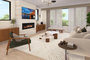 Contemporary Style House Plan - 4 Beds 3.5 Baths 2945 Sq/Ft Plan #124-1368 