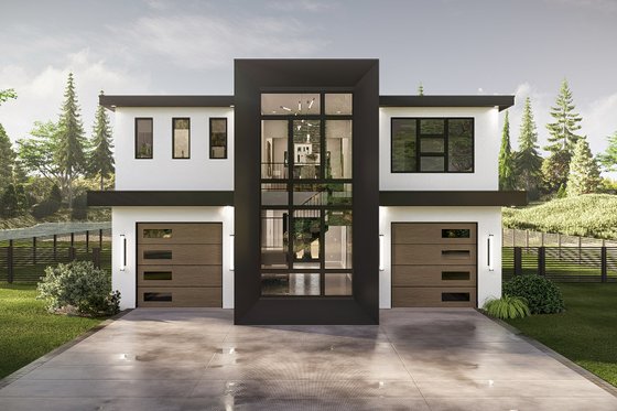 Exterior - Other Elevation 2 for Modern House Plan #455-733 - 3 bed, 2.5 bath