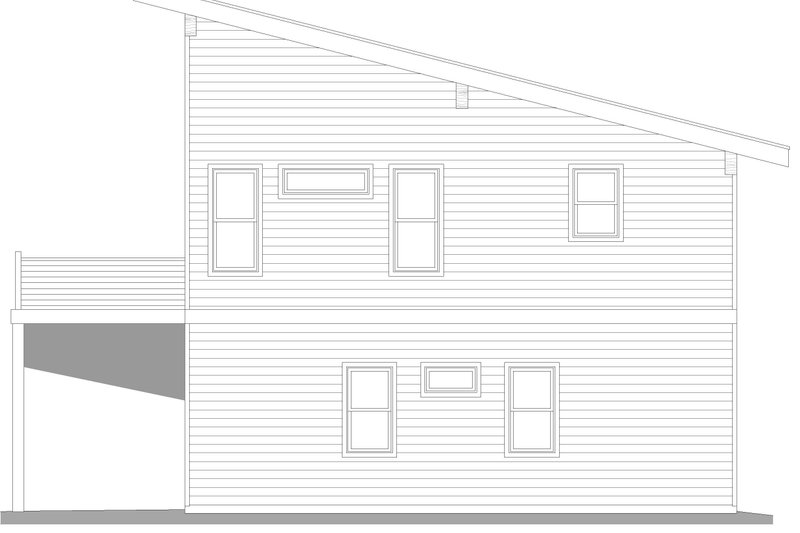 Architectural House Design - Exterior - Other Elevation for Modern House Plan #932-1269 - 3 bed, 2.5 bath