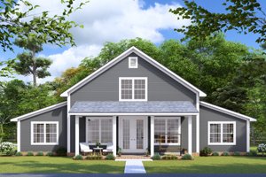 Farmhouse Exterior - Front Elevation Plan #513-2255