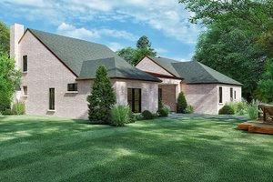 Exterior - Other Elevation 2 for European House Plan #923-167 - 4 bed, 3 bath