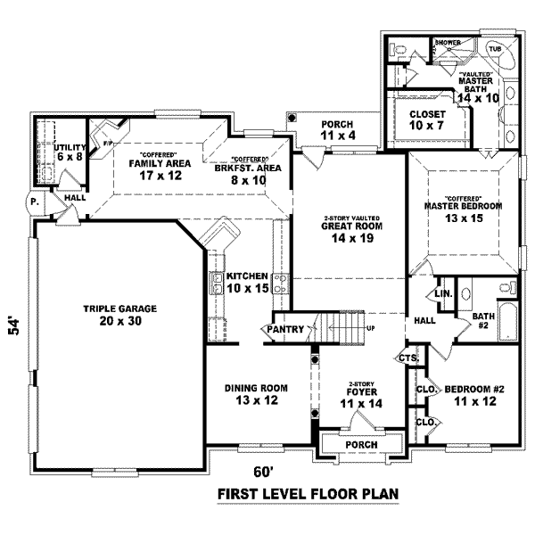 European Floor Plan - Main Floor Plan #81-1514