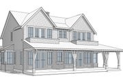 Farmhouse Style House Plan - 5 Beds 5.5 Baths 4836 Sq/Ft Plan #1114-85 Exterior 