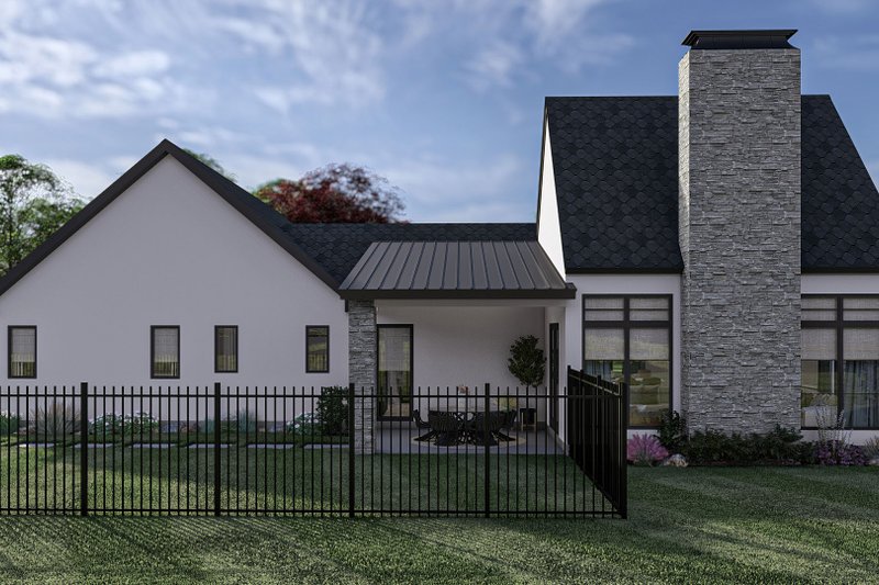 Architectural House Design - Exterior - Other Elevation 1 for Modern House Plan #455-496 - 3 bed, 2.5 bath