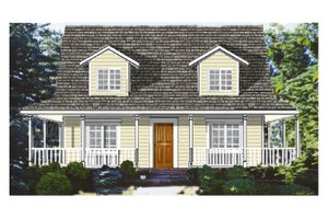 Southern Exterior - Front Elevation Plan #3-144