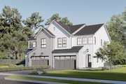 Farmhouse Style House Plan - 8 Beds 4 Baths 3869 Sq/Ft Plan #1114-29 Exterior 