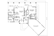 Adobe / Southwestern Style House Plan - 3 Beds 2.5 Baths 2497 Sq/Ft Plan #1-585 