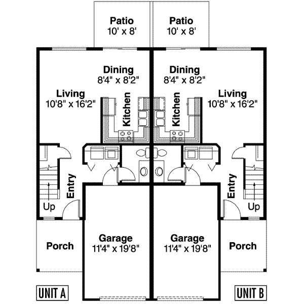 House Design - Traditional Floor Plan - Main Floor Plan #124-571