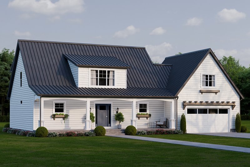 Dream House Plan - Exterior - Front Elevation 4 for Country House Plan #1089-61 - 3 bed, 2.5 bath