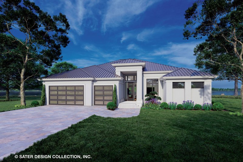 Architectural House Design - Modern Exterior - Front Elevation Plan #930-528